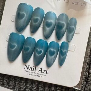 Heartbeam Nail‎ Set – Pre-Designed Press-On Radiance
